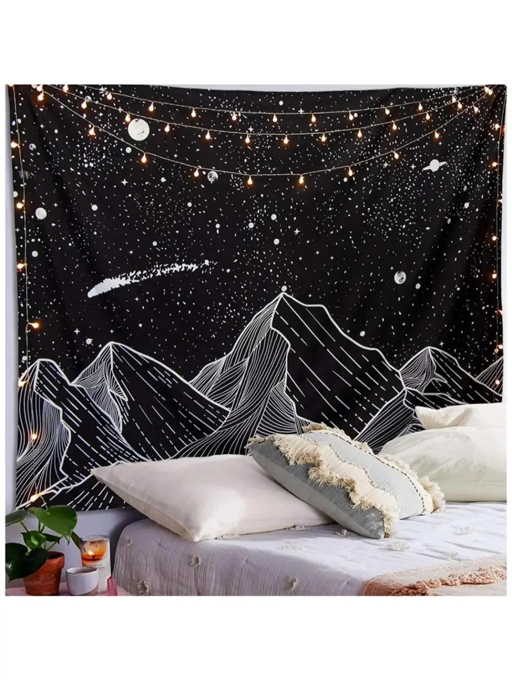 NWT Moon and Mountain Tapestry